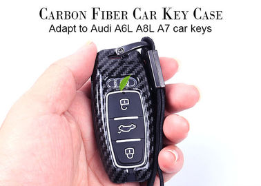 3K El - Parlak Hafif Audi Karbon Anahtar Kapağı
