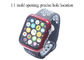 Hafif Kırmızı Parlak Karbon Fiber Apple Watch Kılıfı 44mm